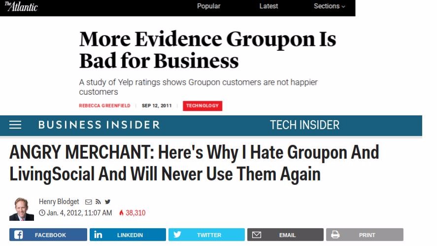 Groupon backlash